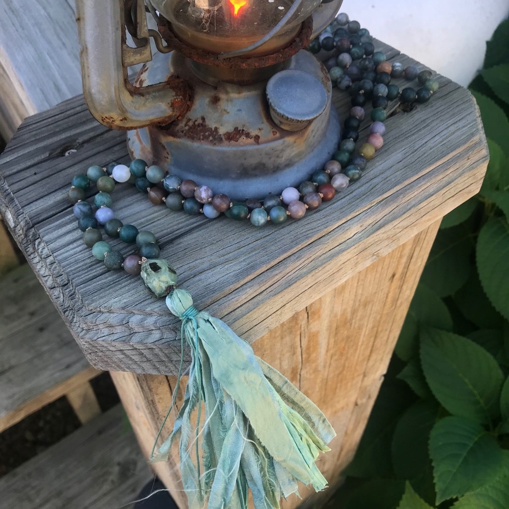 Handmade 108 Bead Healing Mala Necklace